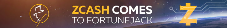 Zcash cryptocurrency comes to FortuneJack