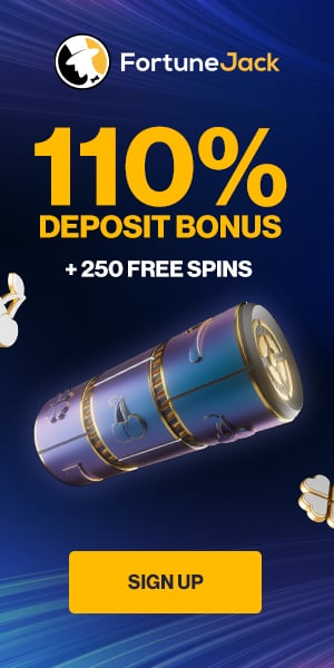 FortuneJack Partners Casino Banner 110% Deposit Bonus - The Gamerian thegamerian.com